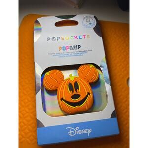 Disney Mickey pumpkin pop socket pop grip, NIB